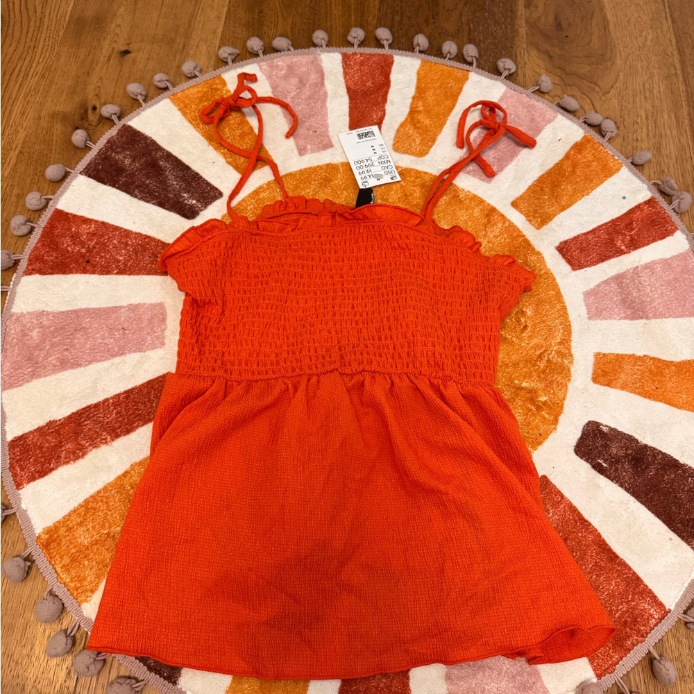 H&M Orange Tank Top